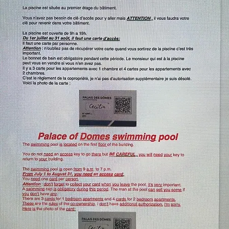 Palais Des Domes Apartment